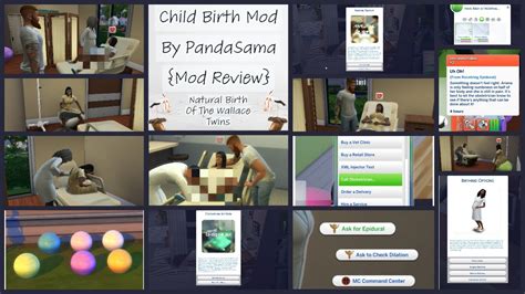 Pandasama Sims 4 Birth Mod