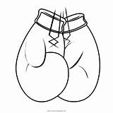 Boxeo Guantes Guanti Boxing Ultracoloringpages sketch template