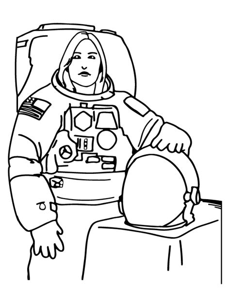 nasa astronaut fixing  rover coloring page  printable coloring