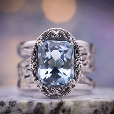 aquamarine engagement rings custommadecom