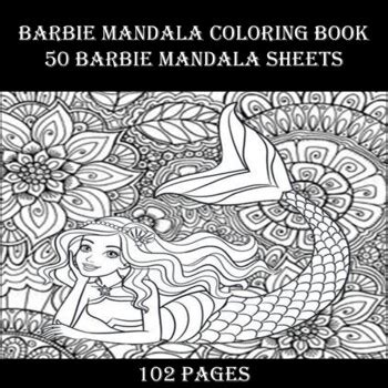 barbie mandala coloring book  happy fun kids tpt
