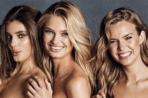 Nude Lingerie Victoria’s Secret Models Pose For New