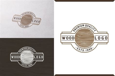 wood logo