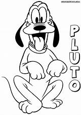 Pluto Colorings sketch template