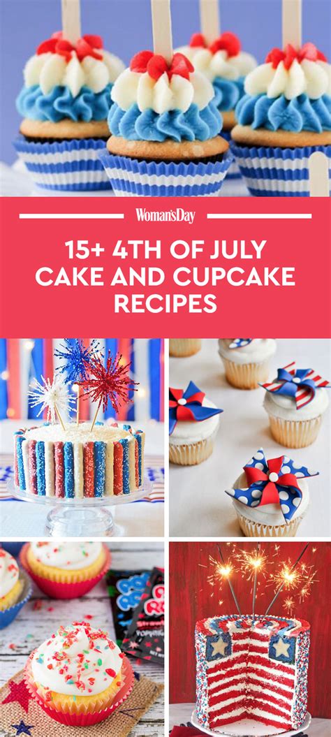 22 patriotic 4th of july cupcakes and cakes — recipes for red white and