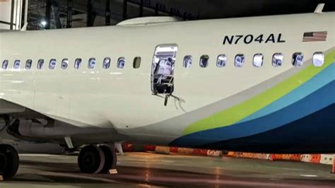 door plug  flew  alaska airlines jet midflight   oregon