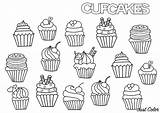 Cupcake Dedans Greatestcoloringbook sketch template