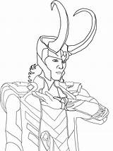 Loki Coloring Bad Pages sketch template