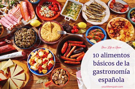 alimentos basicos de la gastronomia espanola  life  spain
