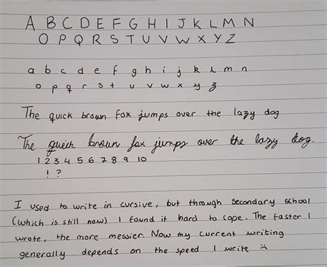 critique  general note  handwriting rhandwriting