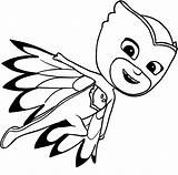 Owlette Flying Coloring Pages Printable Categories Kids sketch template
