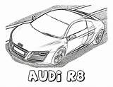 R8 Quattro Yescoloring Spyder Rollin Malvorlage Stargames Coloriages sketch template