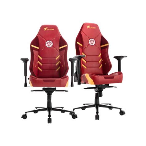 ttracing maxx iron man edition gaming chair red colour berdaya