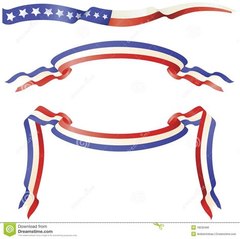 red white  blue banner clipart   cliparts  images