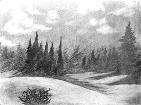 complete landscape drawing assignment