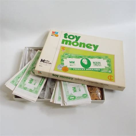 media materials toy money play money bills coins paper etsy