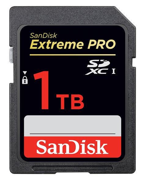sandisk  terabyte sdxc speicherkarte vorgestellt