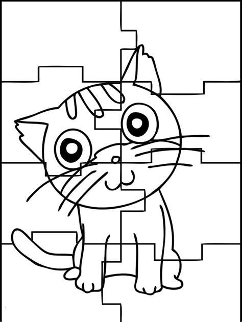 puzzle pictures colouring pages