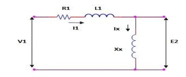 simplified stator equivalent circuit   induction motor  scientific diagram