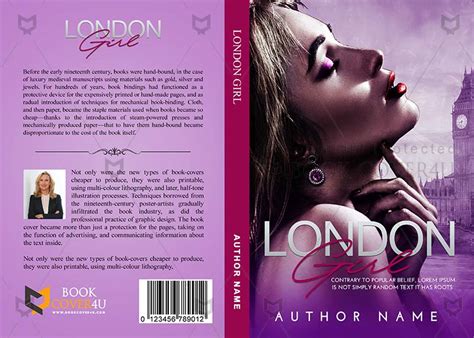 romance book cover design london girl
