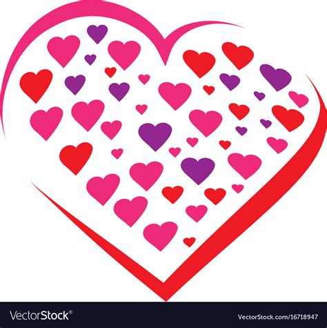 hearts   heart icon royalty  vector image
