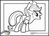Pony Little Coloring Pages Applejack Apple Jack Angry Color Comments Title Cartoon Read Teamcolors Play sketch template