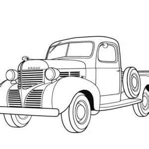 vintage coloring pages cars coloring pages truck coloring pages