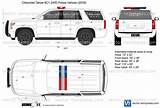 Tahoe Police Vehicle Chevrolet Templates 4wd Template Vector 9c1 2wd Preview sketch template