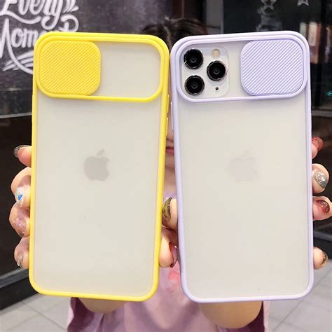 camera lens protection phone case  iphone  pro max color candy