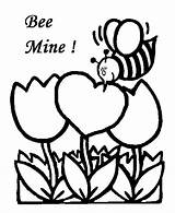 Valentine Coloring Valentines Pages Color Sheets 3rd Cards Printable Grade February Bee Clipart Clip Cartoon Kids St Mine Card Graders sketch template