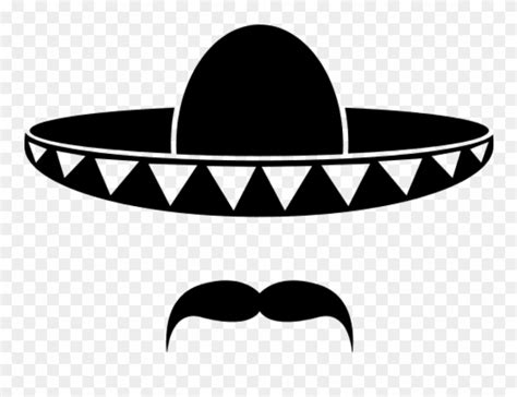 png  sombreroblack  white png images sombrero clipart