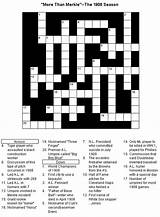 Crossword Puzzles Printable Puzzle Baseball Print Online Merkle Than Kids Version Coloring Coloringkids sketch template