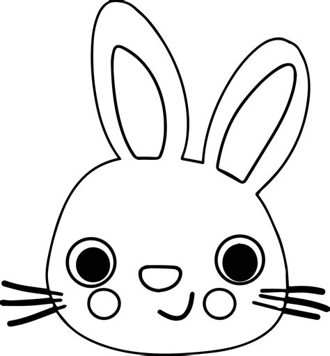 nice bunny face coloring page bunny coloring pages bunny face