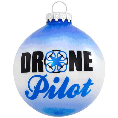drone pilot glass ornament awesome pilot gift ornament ornaments pilot gifts glass ornaments