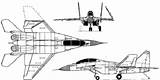 Mig Fulcrum 29k Mikoyan Avionslegendaires sketch template