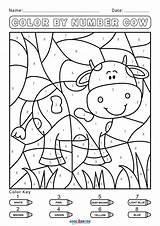 Number Color Cool2bkids Pages Animal Worksheets sketch template