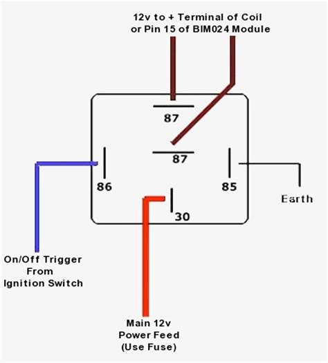 pin relay schematic diagram