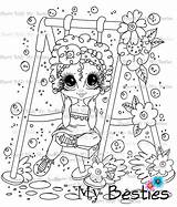Coloring Baldy Sherri Bestie Img24 Instant Doll Summer Fun sketch template