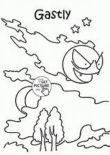 Coloring Pokemon Pages Absol Characters Dali Salvador Gastly Printable Wuppsy Getcolorings Go Getdrawings Legendary sketch template