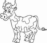 Coloring Cow Pages Printable Library Clipart Color Colour sketch template