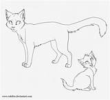 Warrior Cat Coloring Pages Base Cats Transparent Print Pngkey sketch template