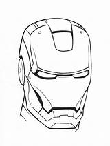 Iron Man Coloring Pages Face Wonderful Kids sketch template