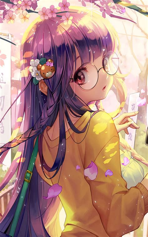 Wallpaper Furyou Michi Gang Road Anime Girl Glasses • Wallpaper For You