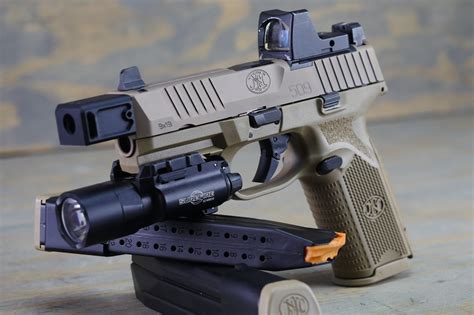fn  tactical red dot ready pistol recoil