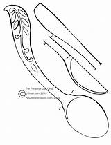 Spoon Carving Lsirish Related Printable sketch template