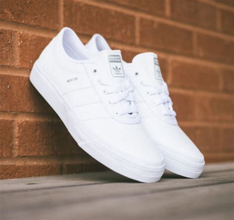 adidas skateboarding adi ease nestor  white adidas white shoes sneakers men fashion