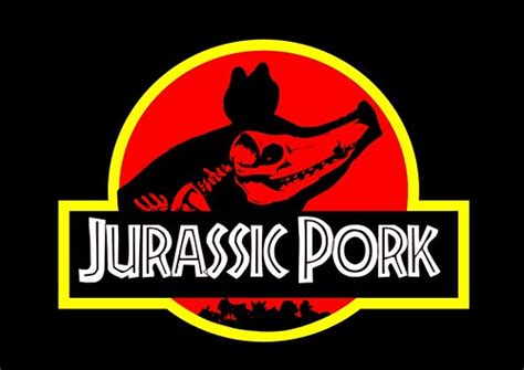 Jurassic Pork Food Film Punny Jurassic