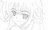 Rias Dxd Gremory Highschool sketch template