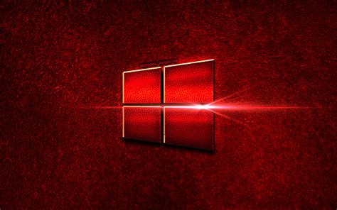 Windows 10x Logo Red 4k Ultra Papel De Parede Hd Plano De Fundo