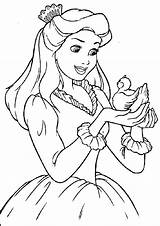 Coloring Disney Pages Princess Princesses Printable Getcoloringpages Printables sketch template